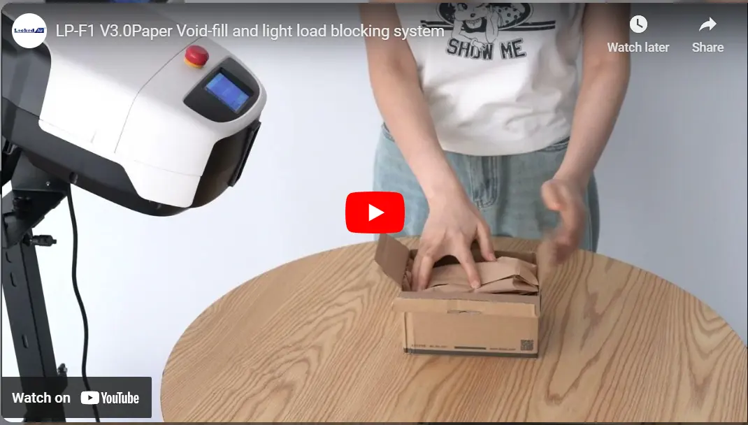 LP-F1T Paper Void-fill and Light Load Blocking System