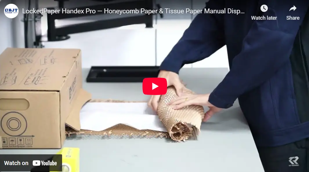 Handex/FlowFill/TubeFill Manual dispenser of Wrapping/Void fill paper